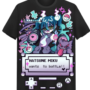 Playera Miku Ghost (Pokemon VOLTAGE)